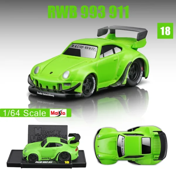 Maisto 1:64 Scale Classic Car Model Set - Image 10