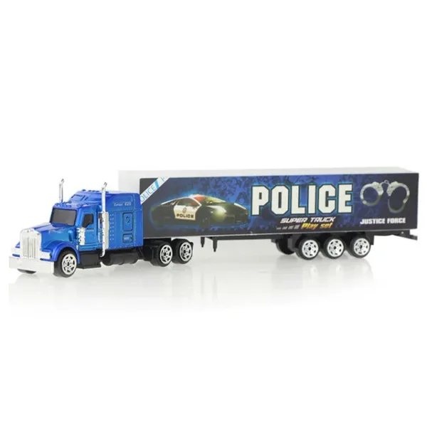 Diecast Container Truck Model Toy for Kids - Image 14