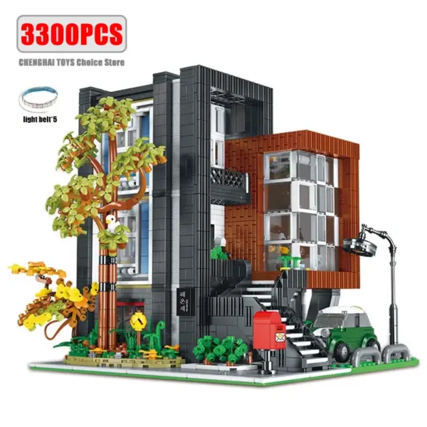 Modern Villa Modular Building Blocks Model