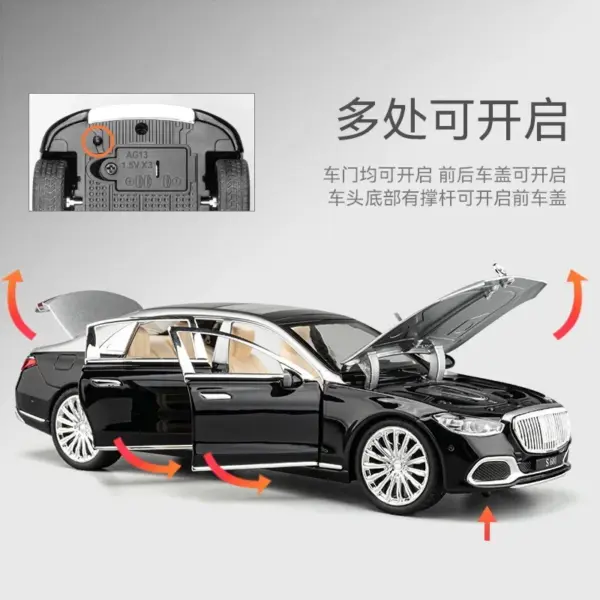 Mercedes-Benz Maybach S680 Diecast Model Car - Image 3