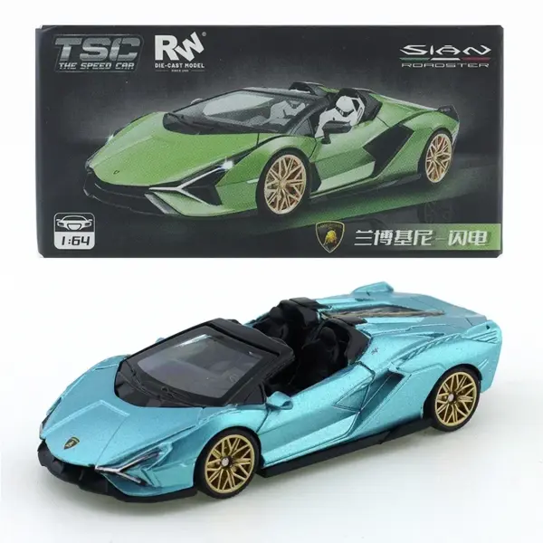 1/64 Scale Lamborghini Lightning Diecast Model Car - Image 7