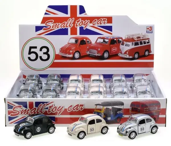 1:43 Alloy Volkswagen Beetle Diecast Model - Image 6