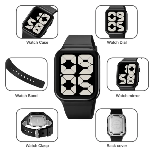 Digital Sport Watch with Backlight for All - Image 5