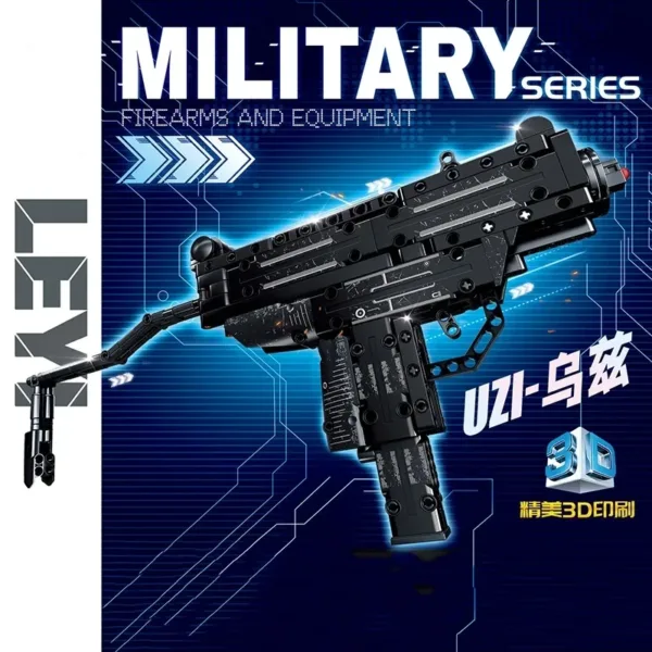 Military M500 Revolver Building Blocks Set - Image 15