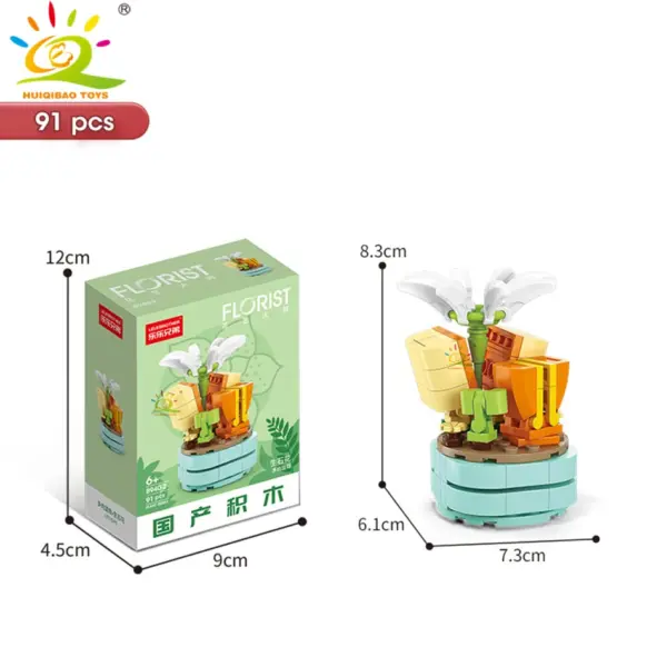 DIY Flower Succulent Building Blocks Set - Image 19