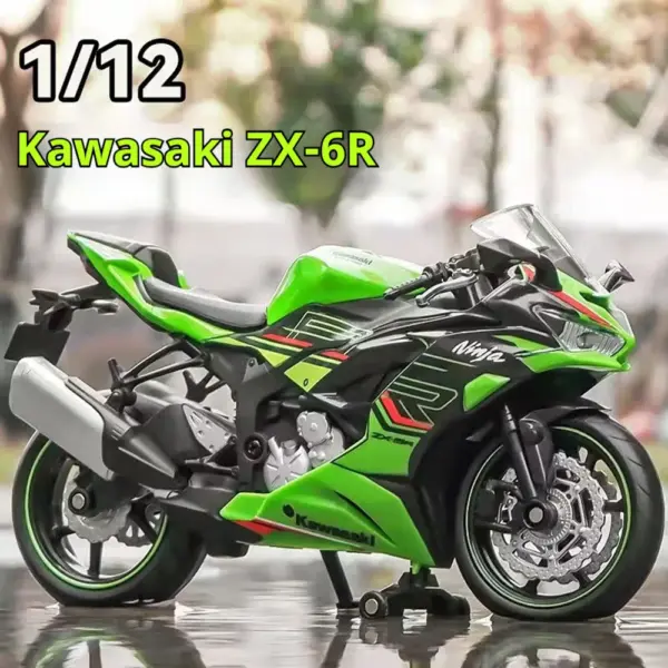 Kawasaki NIJIA ZX-6R 1:12 Alloy Model Motorcycle