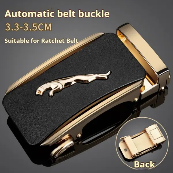 Automatic Alloy Belt Buckle for 3.2-3.5cm Belts