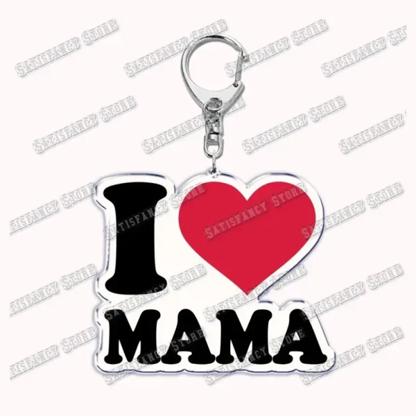 Silver Keychain with Heartfelt Letter Design - Image 43