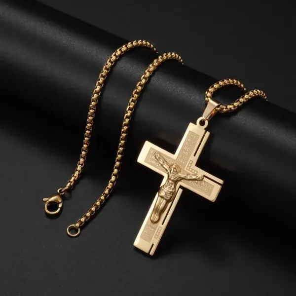 Christian Bling Jesus Head Pendant Necklace - Image 37