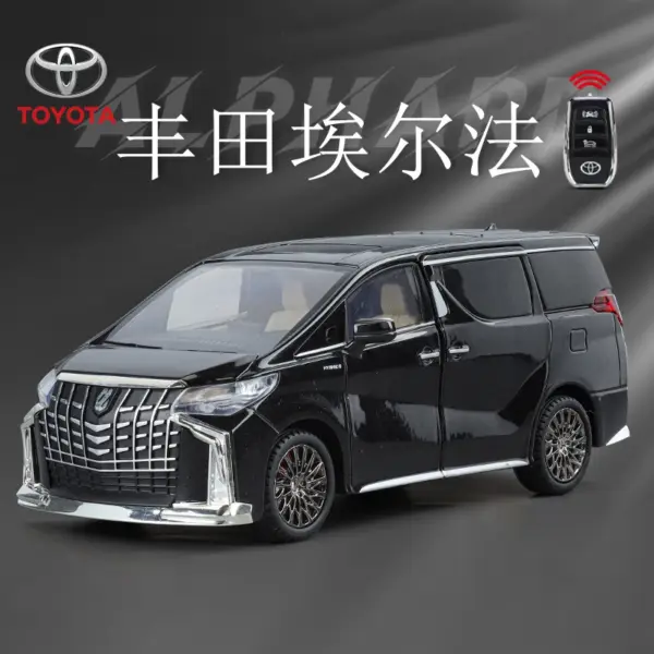 1:24 Toyota Alphard Alloy Model Car Toy - Image 3