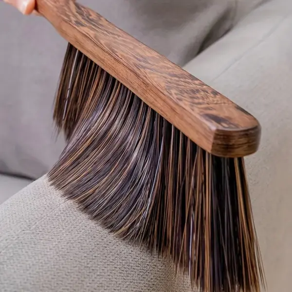 Wooden Dust Removal Brush with Soft Bristles - Image 6