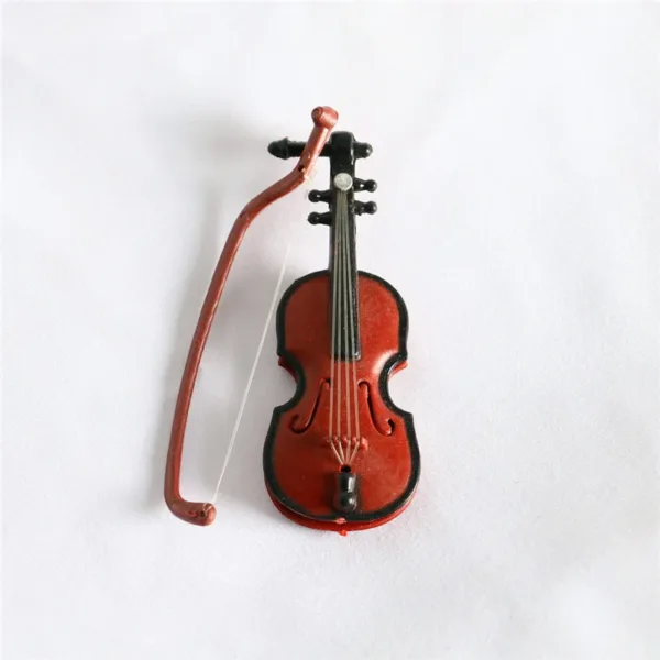 Miniature Violin Model for Dollhouses 1/6 1/12 - Image 6