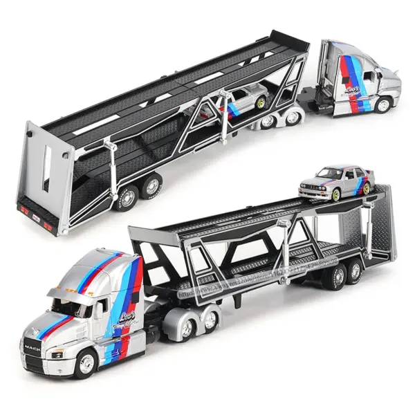 Maisto 1:64 Mack Anthem and BMW M3 Model - Image 3