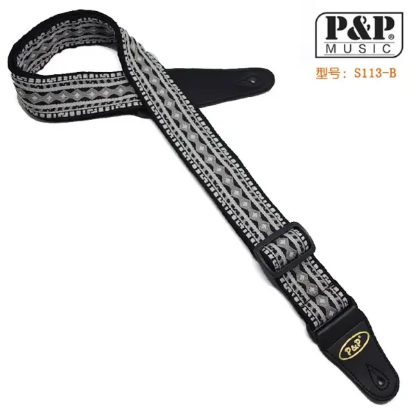 Adjustable Ethnic Style Guitar Strap 150cm - Image 10