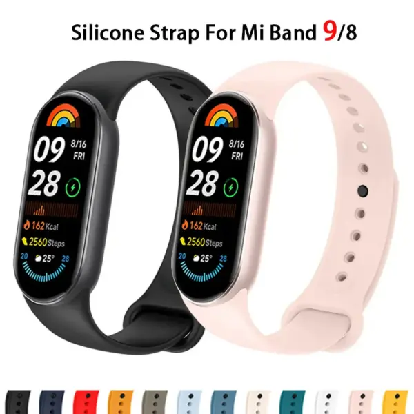 Silicone Strap for Xiaomi Mi Band 8/9