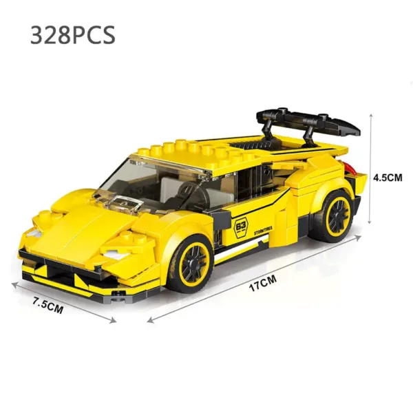 City Speed Champion Racing Car Building Blocks - Image 10