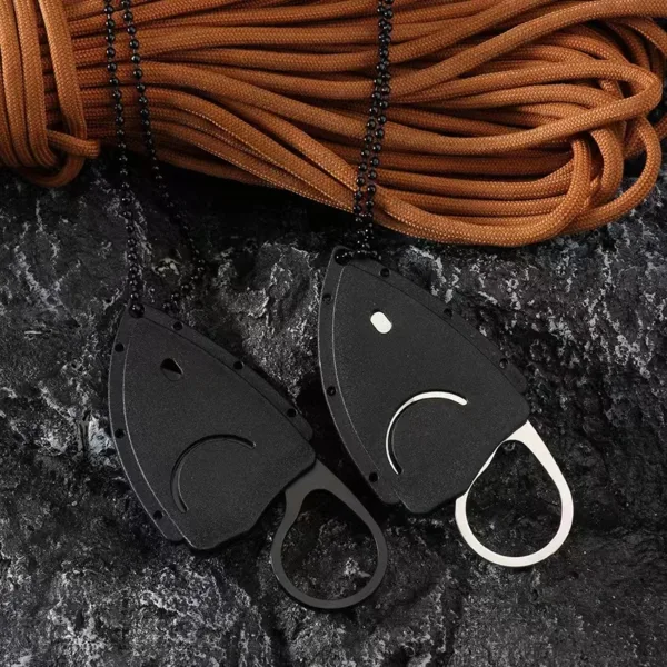Stainless Steel Fixed Blade Knife with Sheath - Image 6