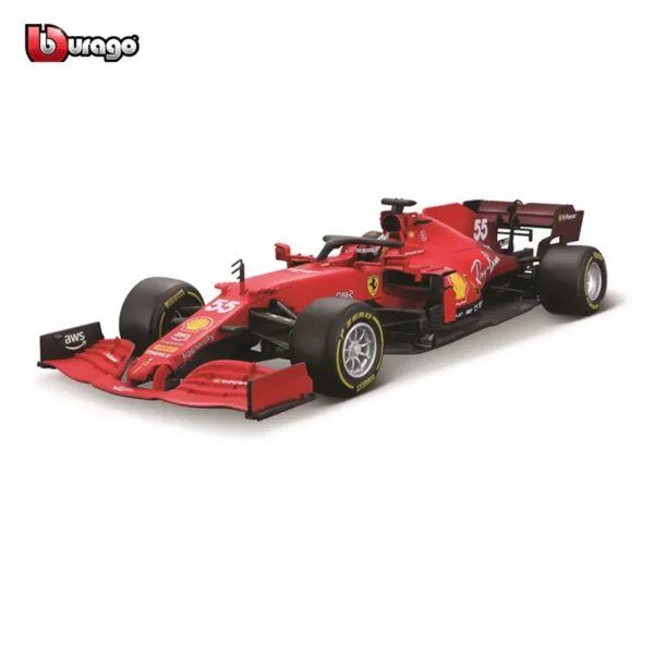 Bburago 1:18 Ferrari F1-75 Diecast Model Car - Image 9