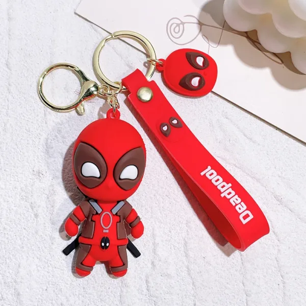 Deadpool Keychain Cute PVC Doll Figure - Image 7