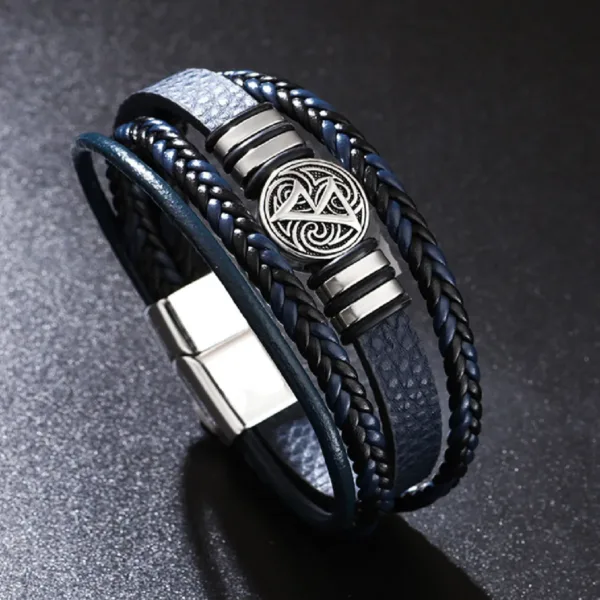 Punk Vintage Geometric Cuff Bracelet Unisex - Image 17