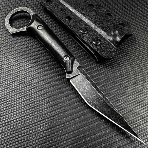 440C Stainless Steel Fixed Blade Camping Knife - Image 4