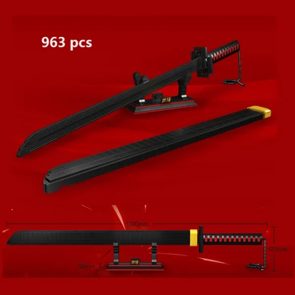 Ninja Katana Building Blocks Sword Set - Image 9