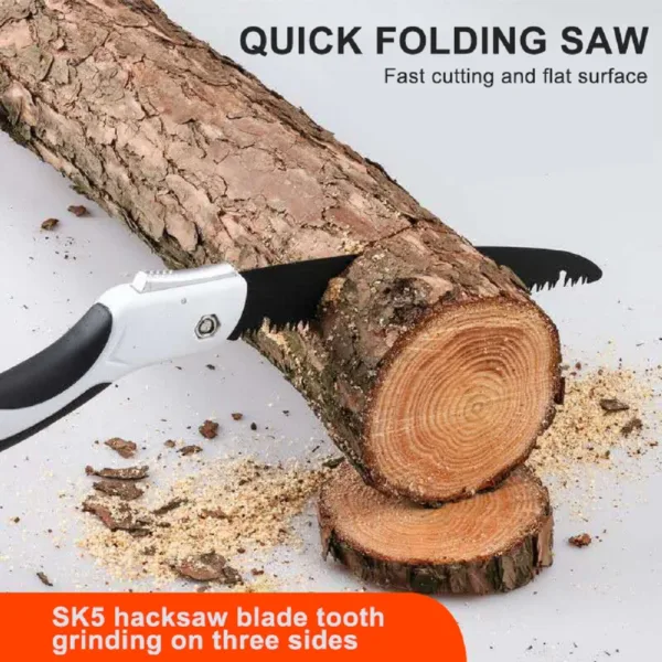 Folding Hacksaw for Woodworking and Camping - Image 2