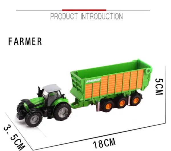 1/87 SIKU 1848 Tractor Farming Model Set - Image 2