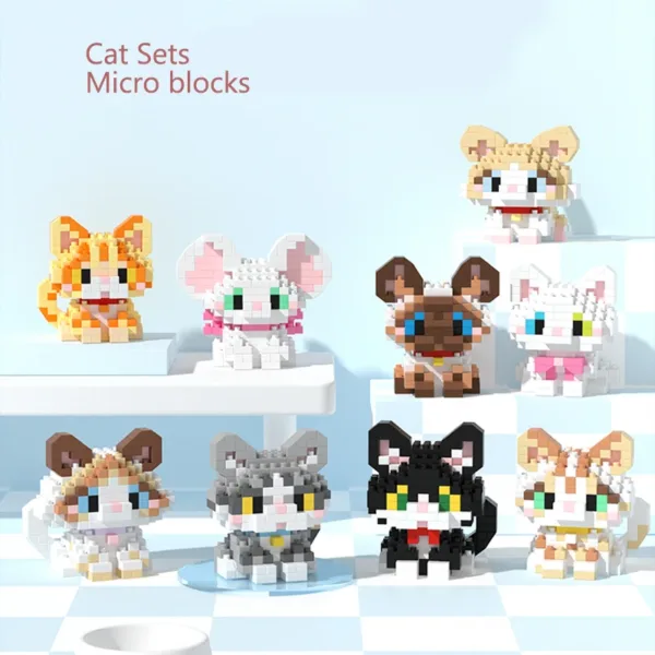 Cute Mini Pet Models Building Block Set - Image 4