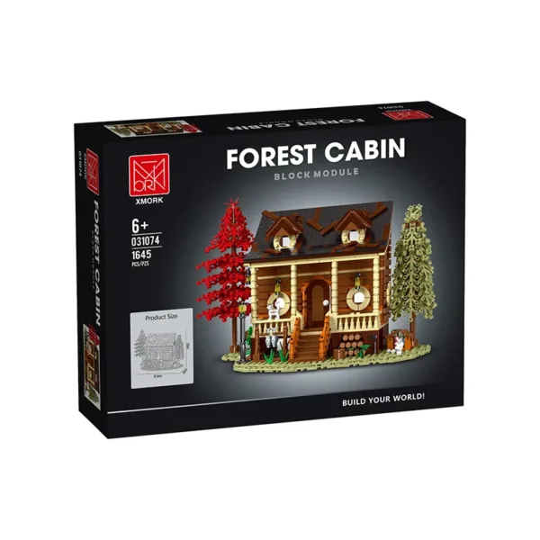 1645pcs Modular Forest Cabin Building Blocks - Image 4