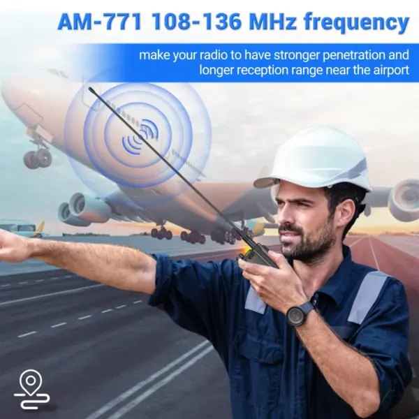 AM-771 Air Band Antenna for Baofeng Radios - Image 4