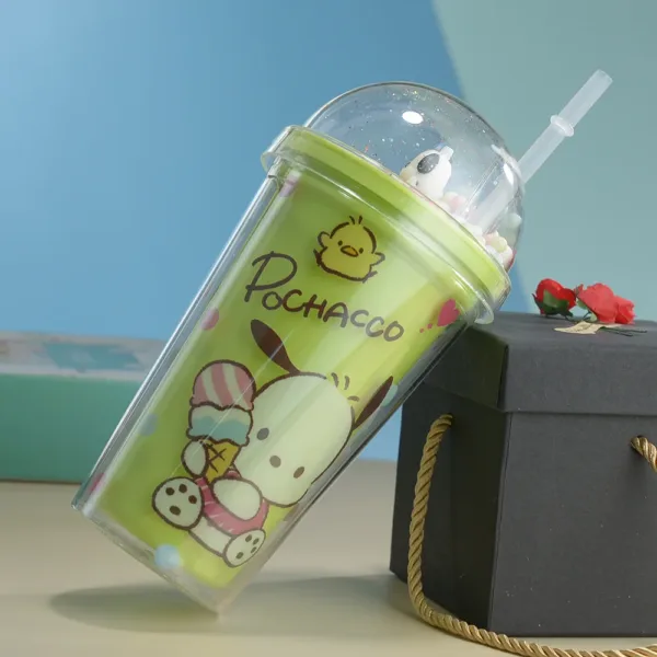 450ml Hello Kitty Cartoon Water Bottle - Image 6