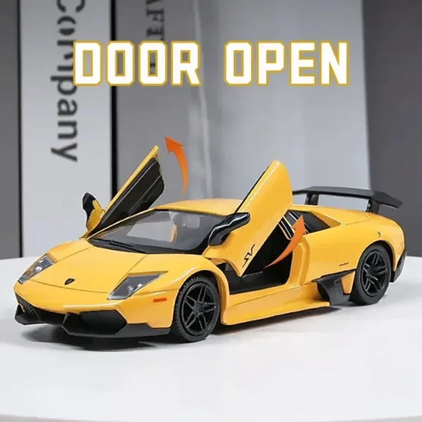 1:36 Scale Lamborghini Murcielago Diecast Model - Image 4