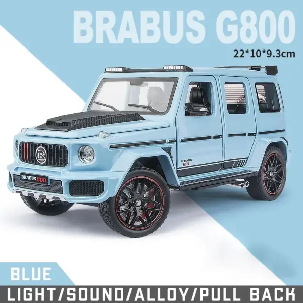 1:24 Scale Brabus G800 Diecast Metal Car - Image 8