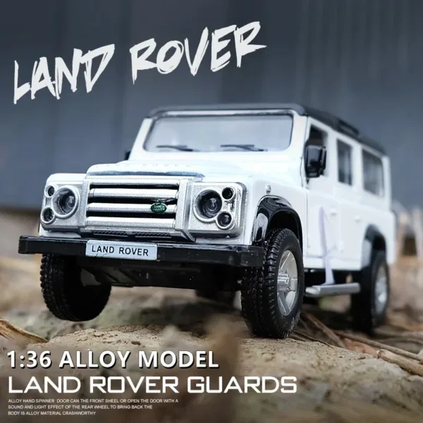 1:36 Land Rover Defender Diecast Model Car