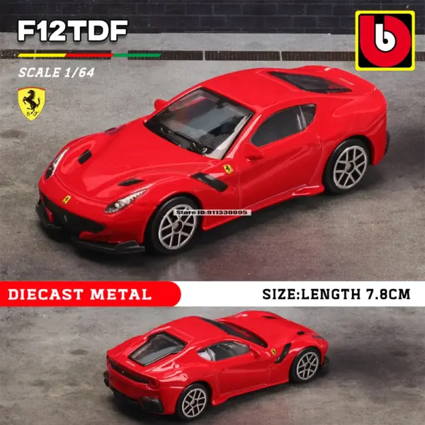 Bburago 1:64 Ferrari Diecast Car Collection - Image 18