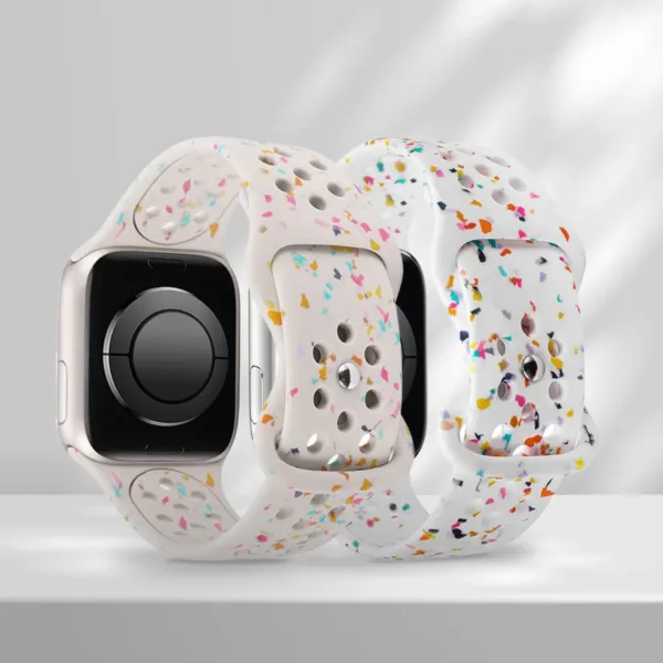 Silicone Soft Band for Apple Watch Series - Image 2