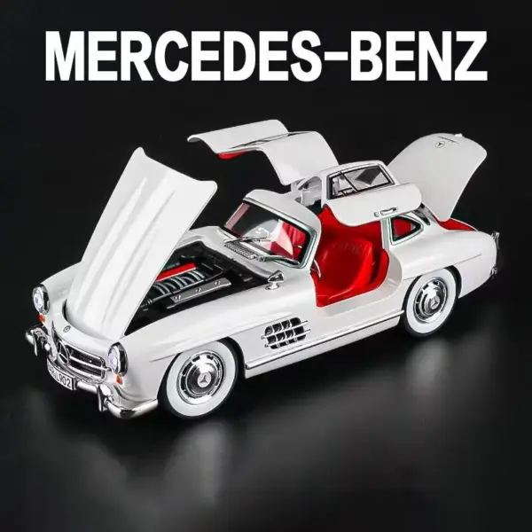 1:24 Mercedes-Benz 300SL Diecast Model Car - Image 16