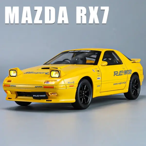 1:24 Mazda RX-7 Alloy Model Car Toy - Image 6