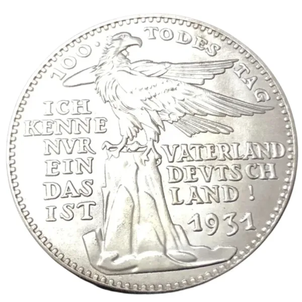 1931 Germany Silver Plated Copy Coin