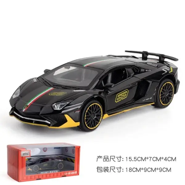 1:32 Lamborghini LP780 Diecast Model Car - Image 10