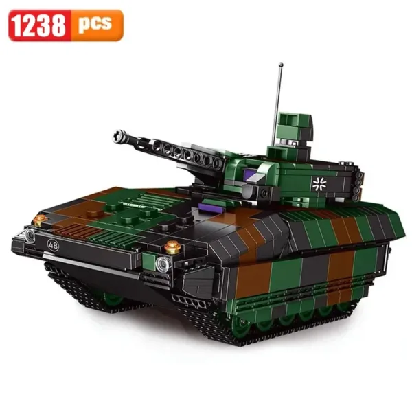 Military Tank Building Blocks Set 192-1912PCS - Image 12