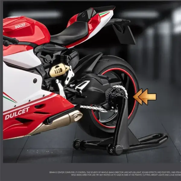 1:12 Scale Ducati Racing Motorcycle Diecast Model - Image 4