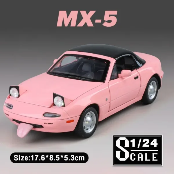 Mazda MX-5 1/24 Scale Diecast Model Car - Image 8