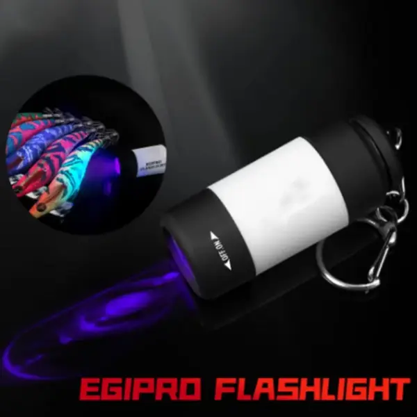 Compact Rechargeable USB Fishing Flashlight
