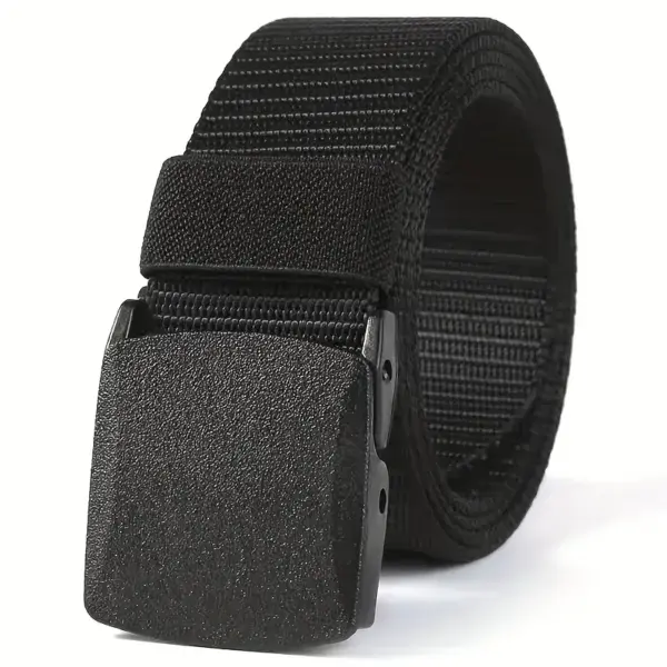 Men's Tactical Canvas Belt with Automatic Buckle