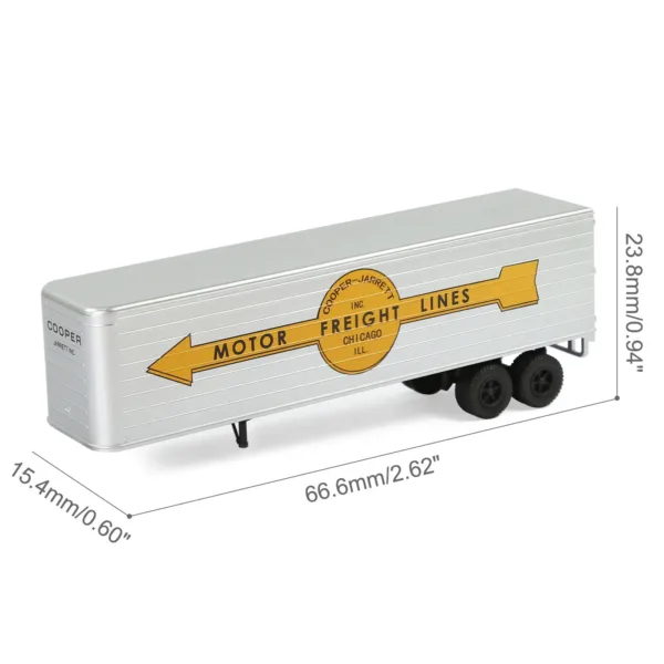 N Scale 1:160 Model Semi-Trailers (Pack of 2) - Image 2