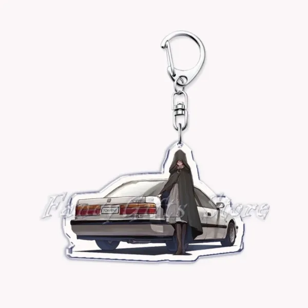 Classic Japanese Racing Cars Keychain Pendant - Image 16