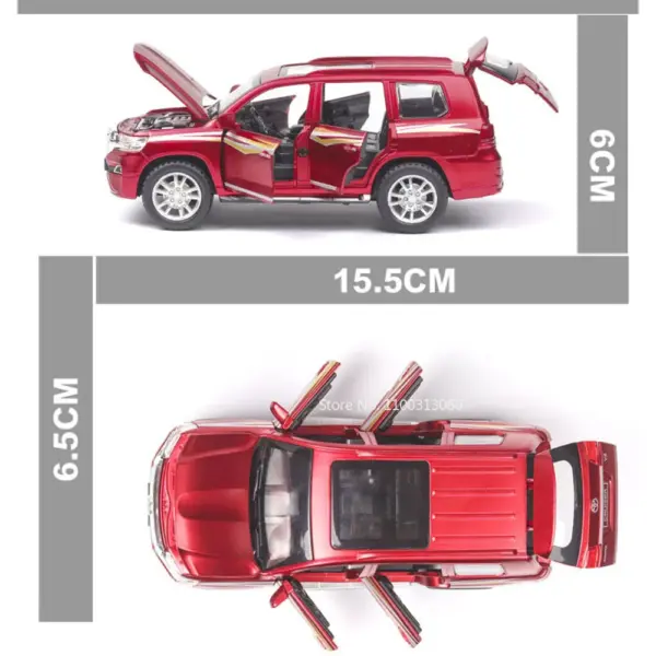 1:32 Diecast Land Cruiser 2019 Toy Model - Image 5