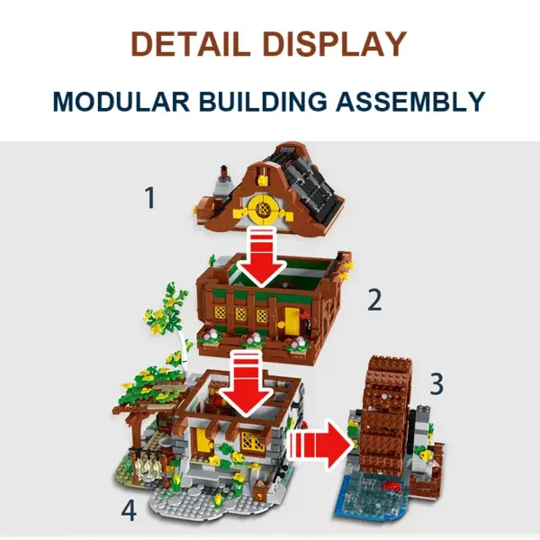 Medieval Bakery Building Blocks Set - Image 3